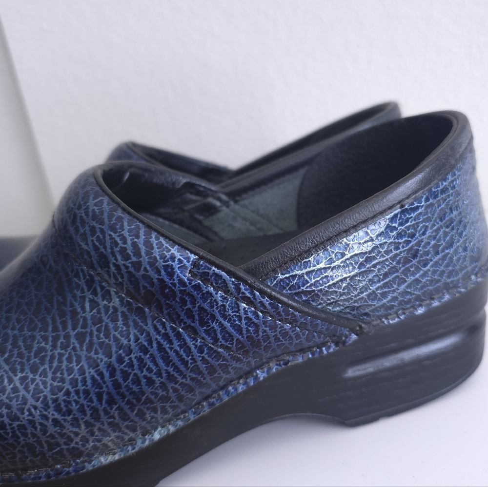 DANSKO Clogs Blue Mettalic Women's 36 - Picture 4 of 7